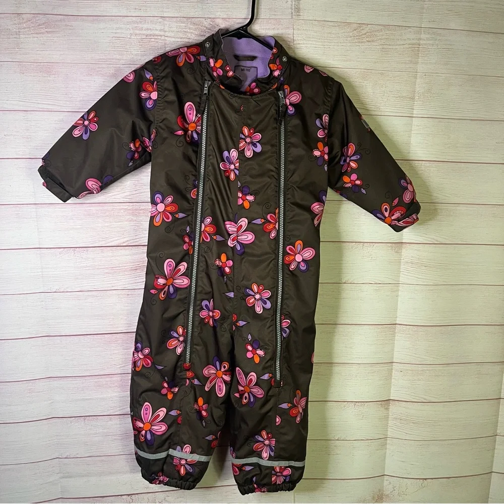Me Too Colorful Floor Pattern Snowsuit Size 2Y‎